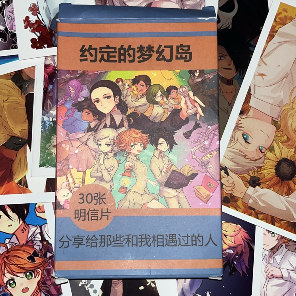 16 anime post cards